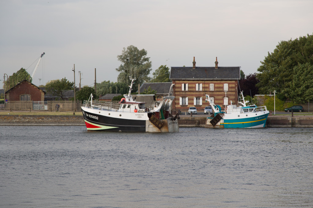 A fish boat heading out for the evening catch.