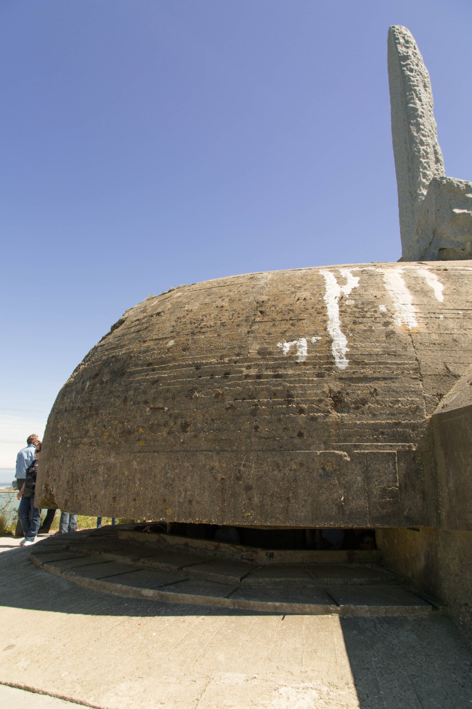 The German Spotter Bunker at Pointe du Hoc.