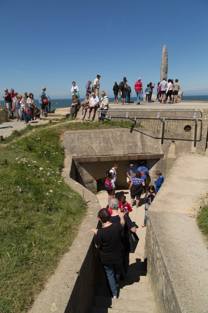 Back of the German Spotter Bunker.