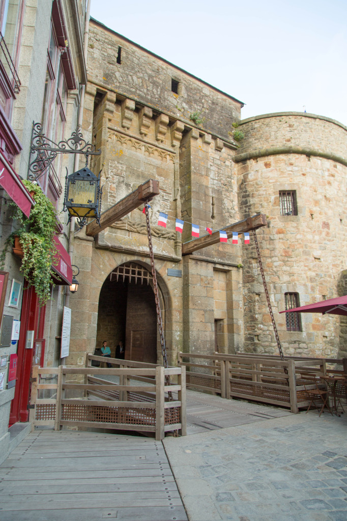 The main way in/out.