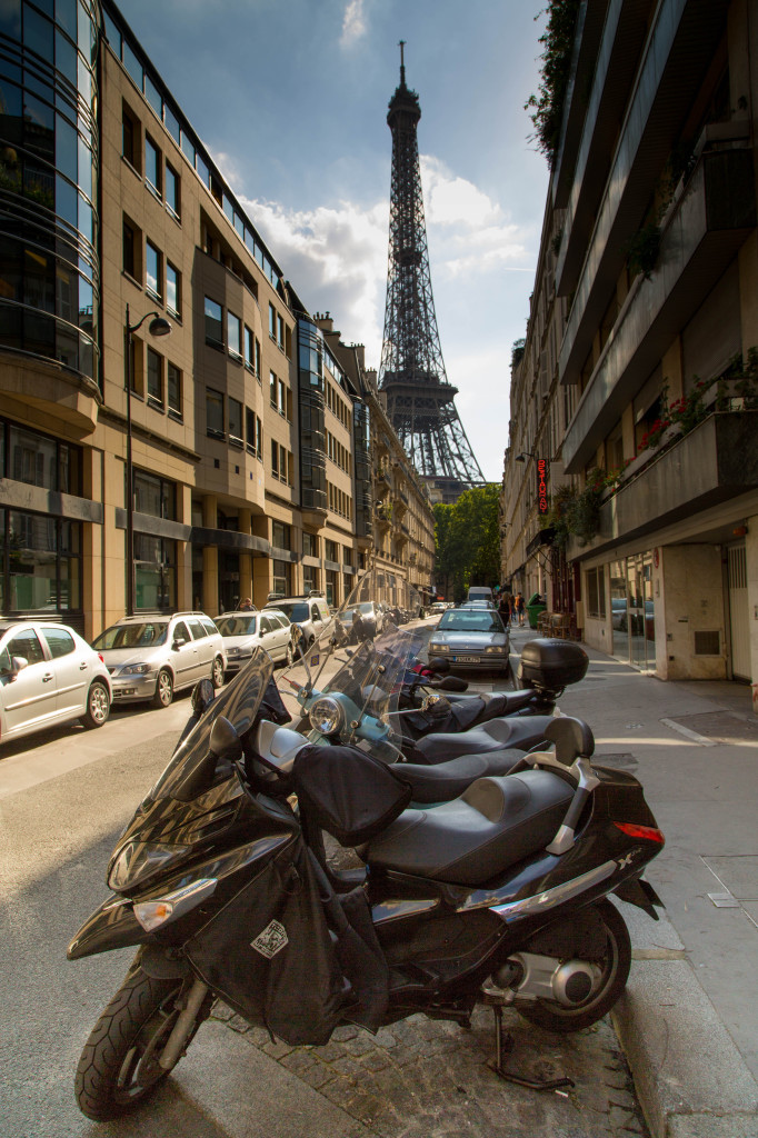 Eiffel and the Motor Bikes.