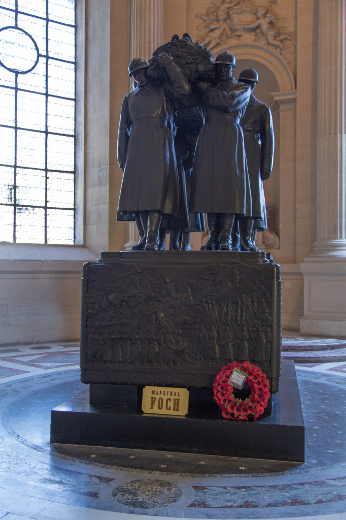 Tomb of Ferdinand Foch, World War I hero.