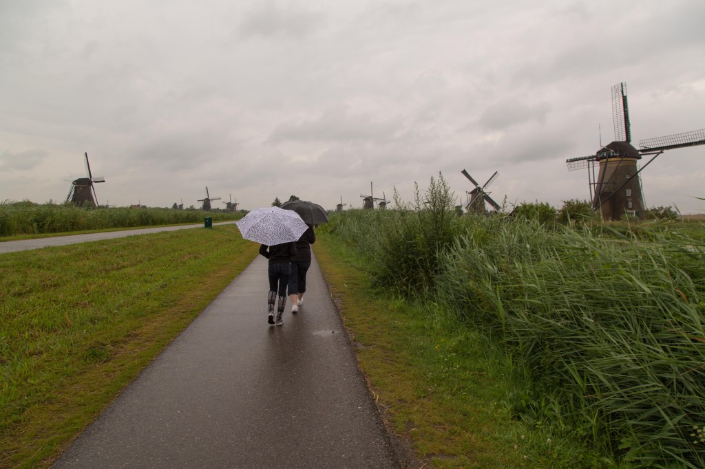 A wet walk.