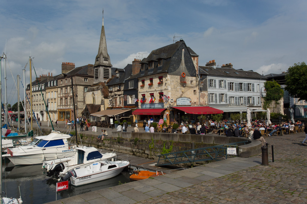 Walking around Honfleur.