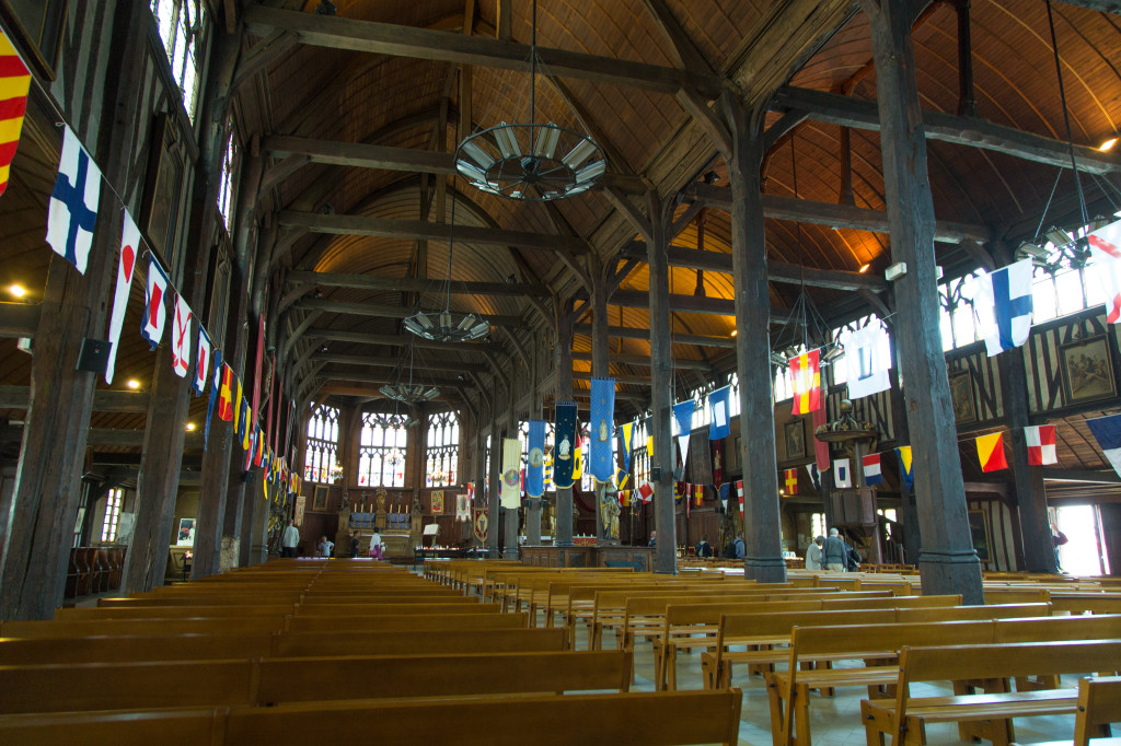 Inside Saint-Catherine's Church.