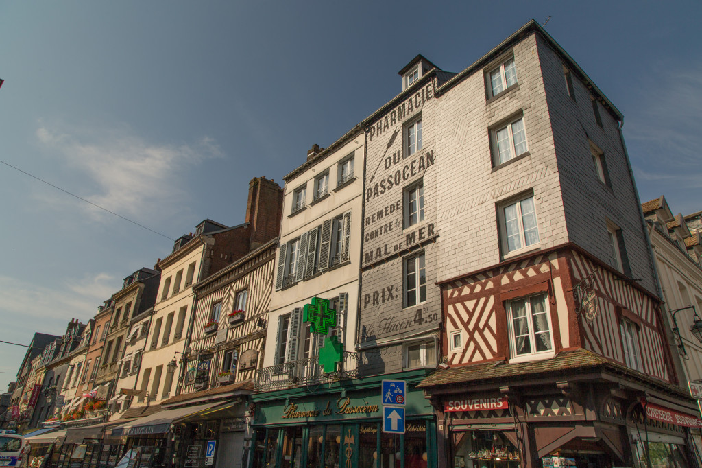 Walking around Honfleur.