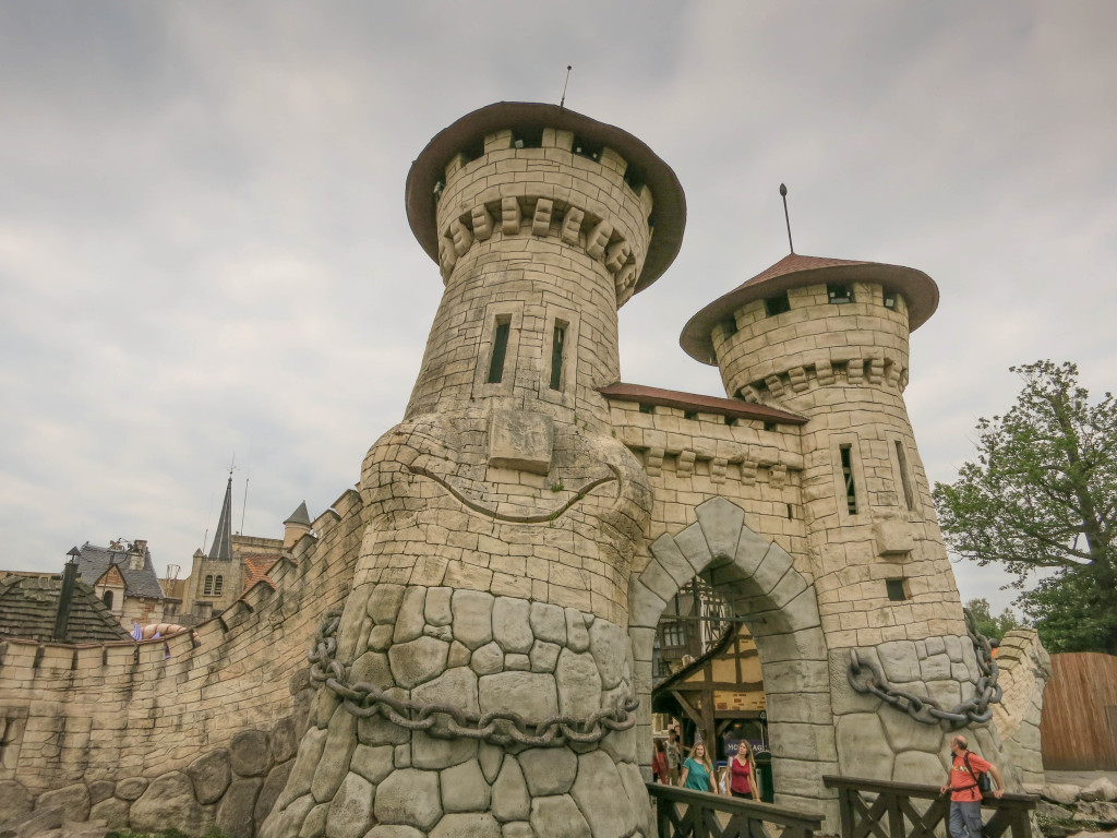 The entrance to the 'Travel Through Time' section of the park.