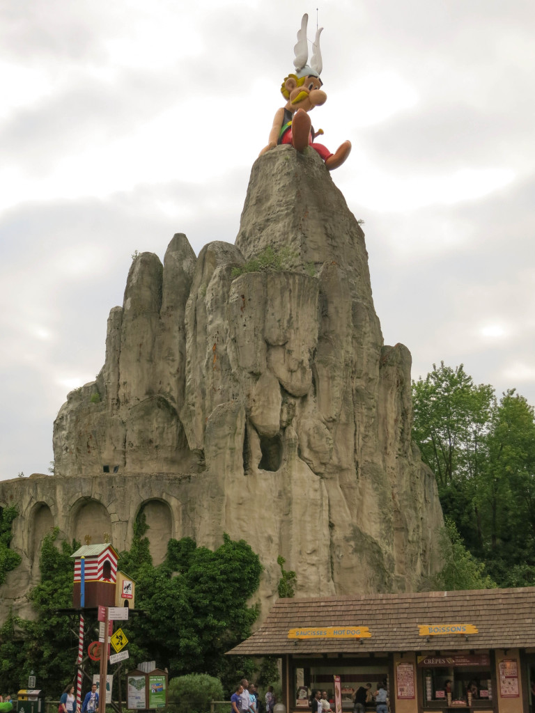 Asterix watching over the unfolding day at the park.